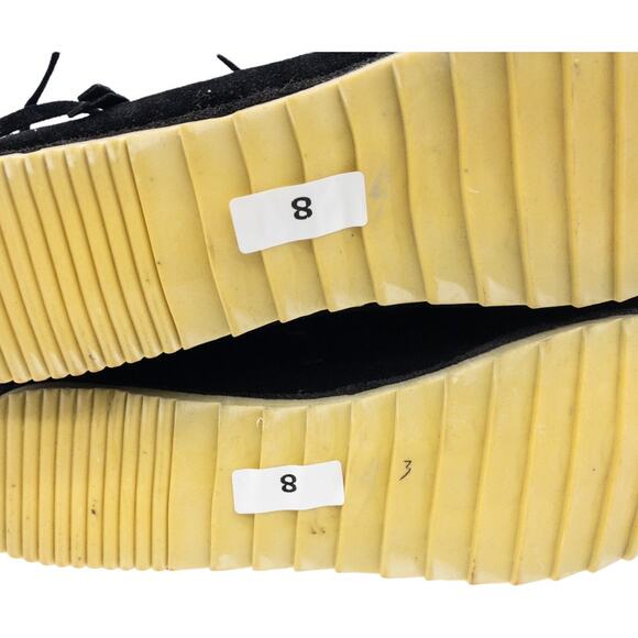 BUTITI Black Embroidered Southwestern Fuzzy-Lined Fringed Boho Ankle Boots 8 - Picture 10 of 12